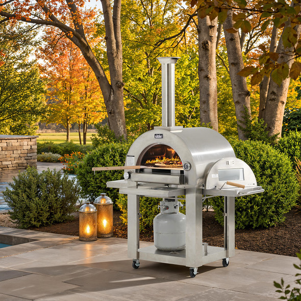 Big Horn Stainless Steel Propane Gas Outdoor Pizza Oven