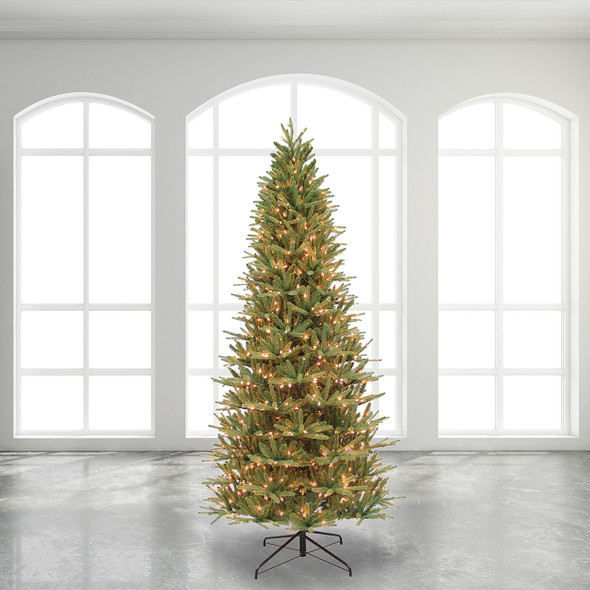 9 ft. Avalon Slim Fir LED Multicolor Christmas Tree, 1100 Lights