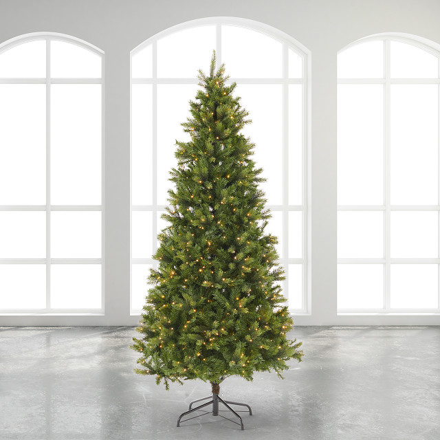 7.4 ft. Grandis Fir Classic Christmas Tree with 4600 Warm White