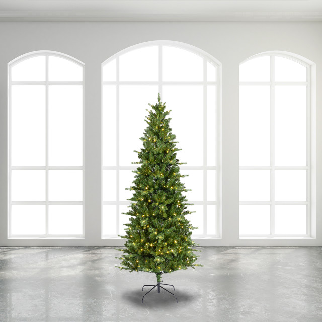7.4 ft. Grandis Fir Classic Christmas Tree with 4600 Warm White