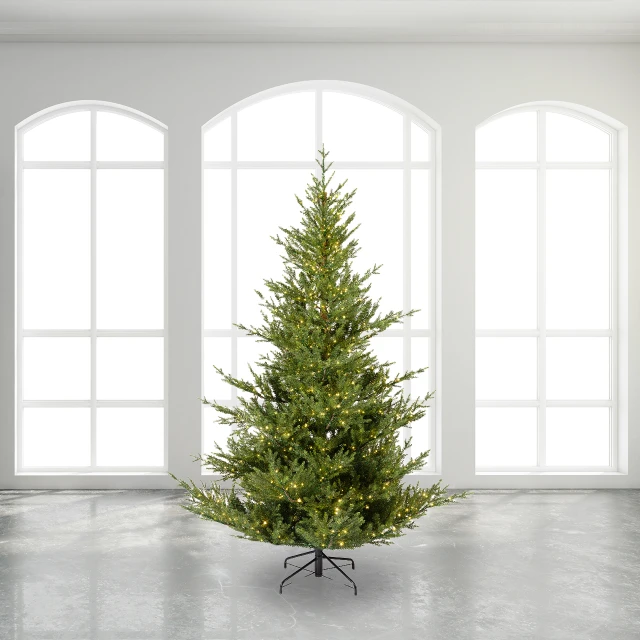 7.4 ft. Grandis Fir Classic Christmas Tree with 4600 Warm White