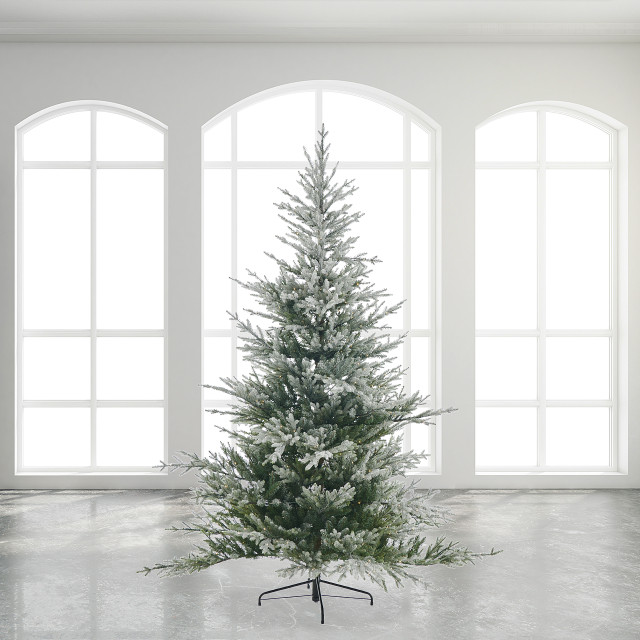 7.4 ft. Grandis Fir Classic Christmas Tree with 4600 Warm White