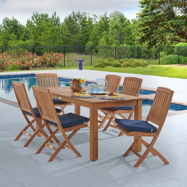 Westport Teak Folding Arm Chair - Fortunoff Backyard Store