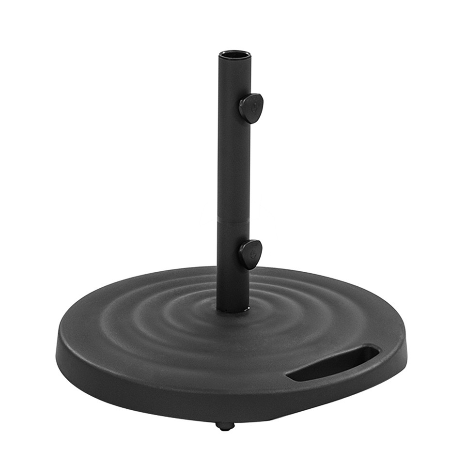 Treasure Garden 100 lb. Black Cast Canopy and Black Aluminum Monaco