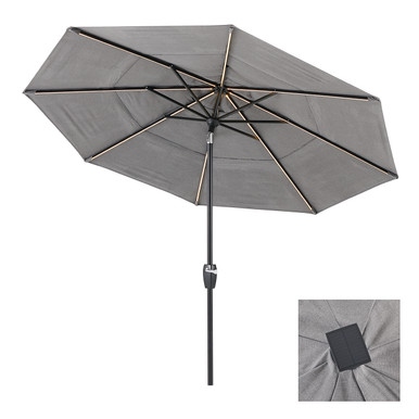 buy waterproof patio umbrella COSIEST 15ft Double-Sided Patio Umbrella, Large Rectangular Outdoor Parasol with Crank, Waterproof UV Resistant,