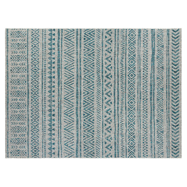 Fortunoff Area Rugs Tribal Turquiose Rug - Fortunoff Backyard Store