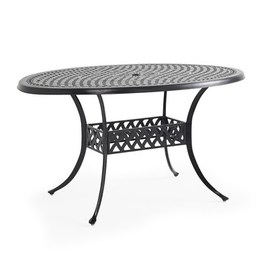 Tivoli Matte Black Cast Aluminum 66 x 44 in. Gathering Height
