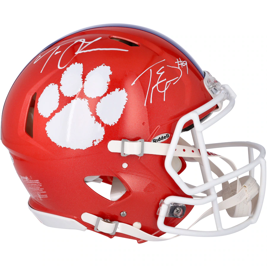 Trevor Lawrence & Travis Etienne Clemson Tigers Fanatics Authentic