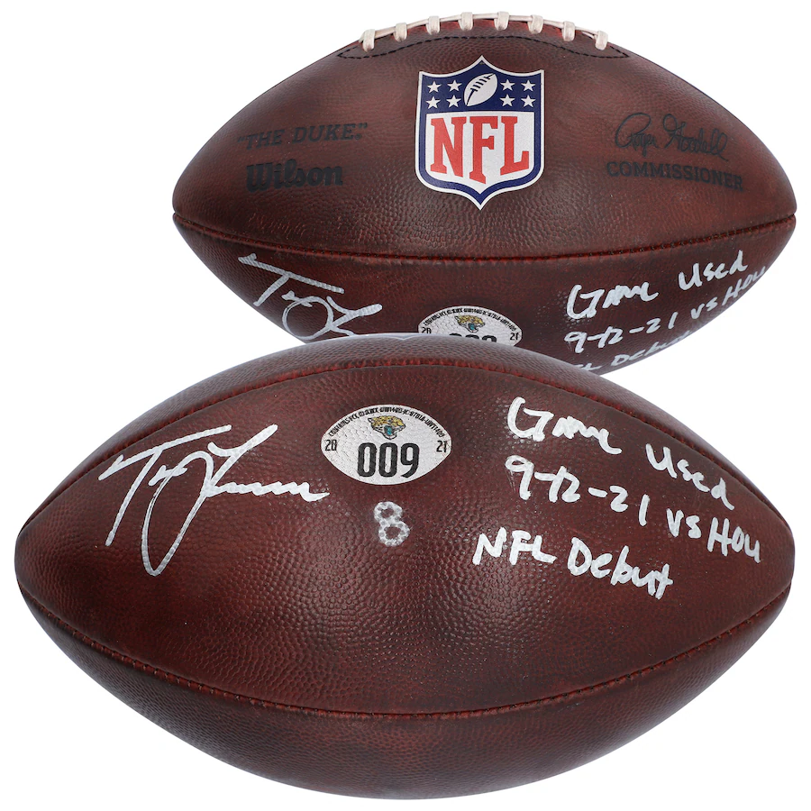 Trevor Lawrence Jacksonville Jaguars Fanatics Authentic