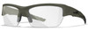 Wiley X Valor Safety Glasses Gray Clear Rust ODG with Impact-Resistant Lenses