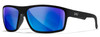 Wiley X Peak XL Captivate Blue Mirror and Matte Black Sunglasses