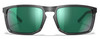 Wiley X Axe Captivate Green Mirror and Clear Gray Lenses Safety Glasses