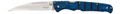 Cold Steel Frenzy II Blue Black Knife