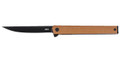 Columbia River CRKT 7097DKC CEO Flipper Knife 3.35 Inches Desert Tan