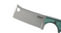 Columbia River Minimlist Cleaver 2.13 Inch Green Black Kitchen Knife