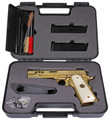 Oaks Wholesale IVER Golden Eagle G2 45 ACP 5-inch Ported Pistol with White Pearlized Grips
