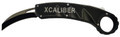 Xcaliber Knife Company Karambit 3" OTF Reverse Tanto Plain Black 440C SS Blade