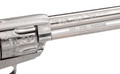 Taylors and Company Outlaw Legacy Nickel Engraved Revolver in 45 Long Colt with 7.5-inch Barrel