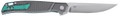 Columbia River K440XXP SCAR EDC Folding Knife with D2 Steel Blade and Gray Textured Aluminum Handle