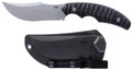 Columbia River CRKT 3610 Burrower Fixed Knife with 3.66 Inch D2 Steel Blade and Black Micarta Handle