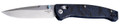 Hogue Mysto 3.4 Inch Clip Point Tumbled CPM MagnaCut Blade Knife with Maple Valley Richlite Blue Handle