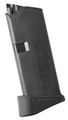 Hogue Overmolded Rubber Grip Extension for GLOCK 43 9MM 6-Round Magazines