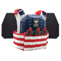 SHELLBACK TACTICAL STARS AND STRIPES LEVEL IV ARMOR KIT WITH MODEL 26605-2 CERAMIC PLATES