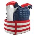 SHELLBACK TACTICAL STARS AND STRIPES LEVEL IV ARMOR KIT WITH MODEL 26605-2 CERAMIC PLATES