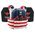 SHELLBACK TACTICAL STARS AND STRIPES LIGHTWEIGHT ARMOR SYSTEM WITH LEVEL III LON-III-P PLATES