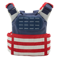 SHELLBACK TACTICAL STARS AND STRIPES LIGHTWEIGHT ARMOR SYSTEM WITH LEVEL III LON-III-P PLATES