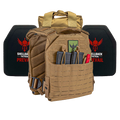 SHELLBACK TACTICAL DEFENDER 2.0 LIGHTWEIGHT LEVEL IV ARMOR KIT WITH MODEL 4SICMH CERAMIC PLATES