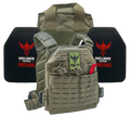 SHELLBACK TACTICAL DEFENDER 2.0 LIGHTWEIGHT LEVEL IV ARMOR KIT WITH MODEL 4SICMH CERAMIC PLATES