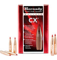 Hornady Model 2543 CX .257 Caliber 112 Grain Boat Tail Hollow Point Bullets