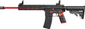 Tippmann Arms A101111 M4-22 RedLine 22LR Semi-Auto Rifle with 16-Inch Fluted Barrel and Red Accents