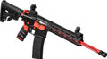 Tippmann Arms A101111 M4-22 RedLine 22LR Semi-Auto Rifle with 16-Inch Fluted Barrel and Red Accents