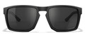 Wiley X Founder Matte Black Sunglasses with Gray Polycarbonate Lenses
