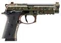 Beretta USA 92XI Combat Series 9mm Luger Single Action Pistol with Flecktarn Camo Cerakote Finish