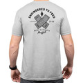 Magpul Industries Corp MAG1280-041-2XL Engineered Short Sleeve T-Shirt in Stone Gray Heather