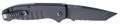 Hogue Ballista-I 3.5 Auto Tanto Folding Knife with Part Serrated 154CM Blade and Fluted Aluminum Handle
