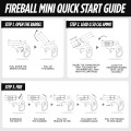 Skyline USA FireBall Mini Pepper Launcher Black .50 Caliber Dual Shot