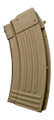 Global Ordnance LLC AK-47 10-Round Steel Magazine, FDE