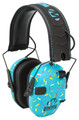 Walkers Game Ear RAZR Slim Electronic Hearing Protection with Blue Sparkle Finish
