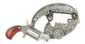 NAA Chuckwagon 22 Mag Revolver with Belt Buckle - 1.13 Inch Matte Stainless Steel Barrel