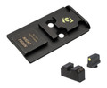 Night Fision GLK 43X MOS Pistol Magazine Plate with Acro Style Design