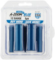 A-Zoom Blue 12 Gauge Dummy Rounds - Precision Aluminum Snap Caps, 5 Pack