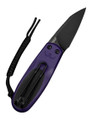 WEKNIFE Civivi Purr Folding Knife / 1.83-inch Purple / Black G10 Handle