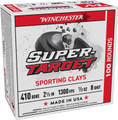 Winchester Ammo TRGTS418 Shotshell Lead Loads for .410 Bore, 2.5 Inch, 1/2 Ounce, 8 Shot, Pack of 25 (10 Boxes)