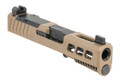 Zaffiri Precision Glock 43 Slide with FDE Finish and Black Details