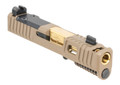 Zaffiri Precision G43 Slide with Gold Finish for Glock 43