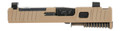 Zaffiri Precision Glock G43 Slide with Flat Dark Earth Finish and Black Link
